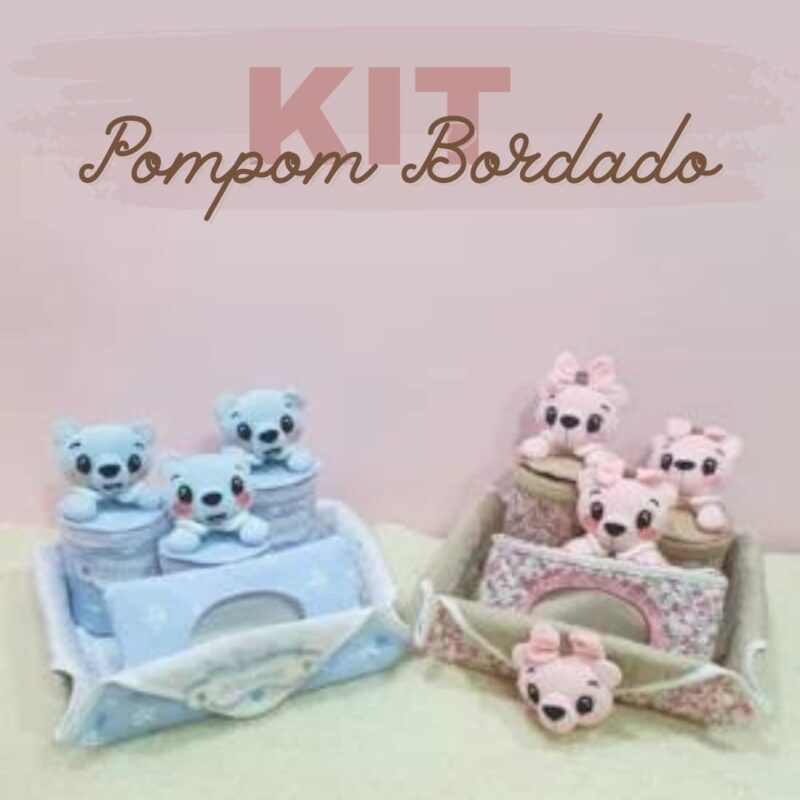 Projeto Kit Pompom BORDADO