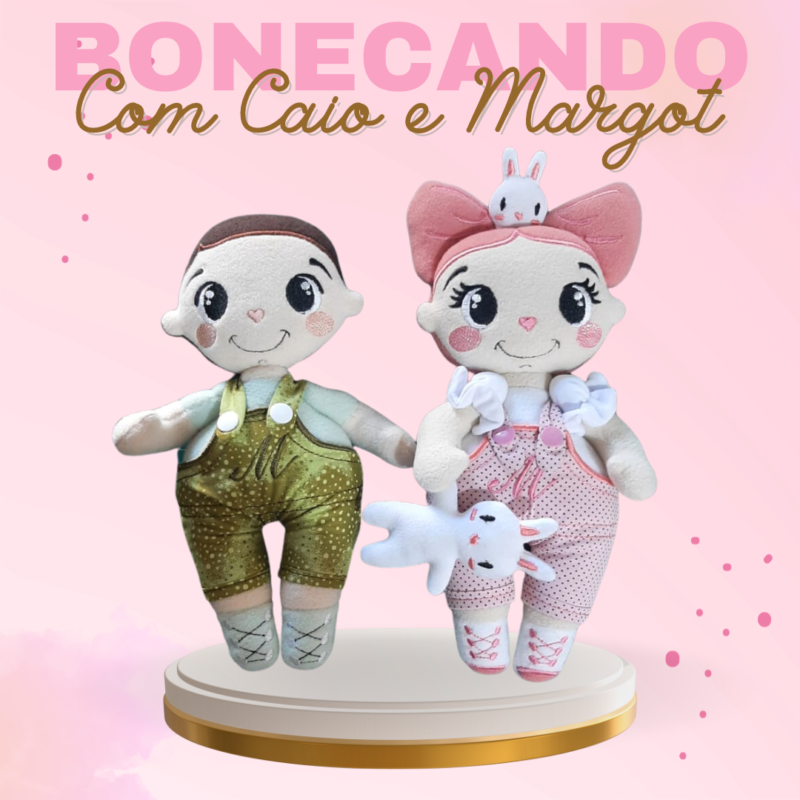 Bonecando Com Caio e Margot